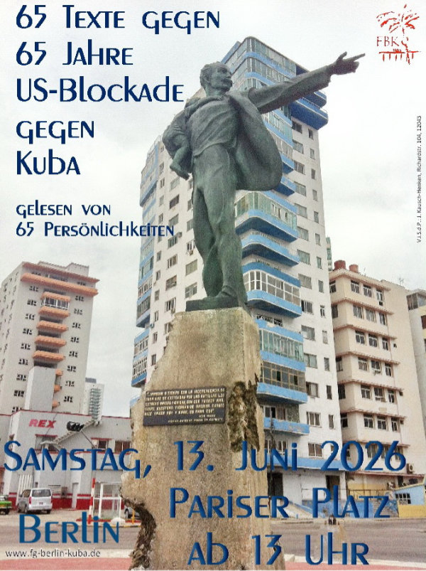 65 Texte gegen 65 Jahre US Blockade gegen Kuba